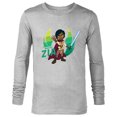thumbnail image 1 of Star Wars Young Jedi Adventures Master Zia & Lightsaber - Long Sleeve T-Shirt for Men - Customized-Athletic Heather, 1 of 5