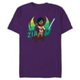 thumbnail image 1 of Star Wars Young Jedi Adventures Master Zia & Lightsaber - Short Sleeve Blended T-Shirt for Adults - Customized-Purple, 1 of 5