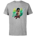 thumbnail image 1 of Star Wars Young Jedi Adventures Master Zia & Lightsaber - Short Sleeve Cotton T-Shirt for Adults - Customized-Athletic Heather, 1 of 5