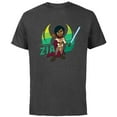 thumbnail image 1 of Star Wars Young Jedi Adventures Master Zia & Lightsaber - Short Sleeve Cotton T-Shirt for Adults - Customized-Charcoal, 1 of 5