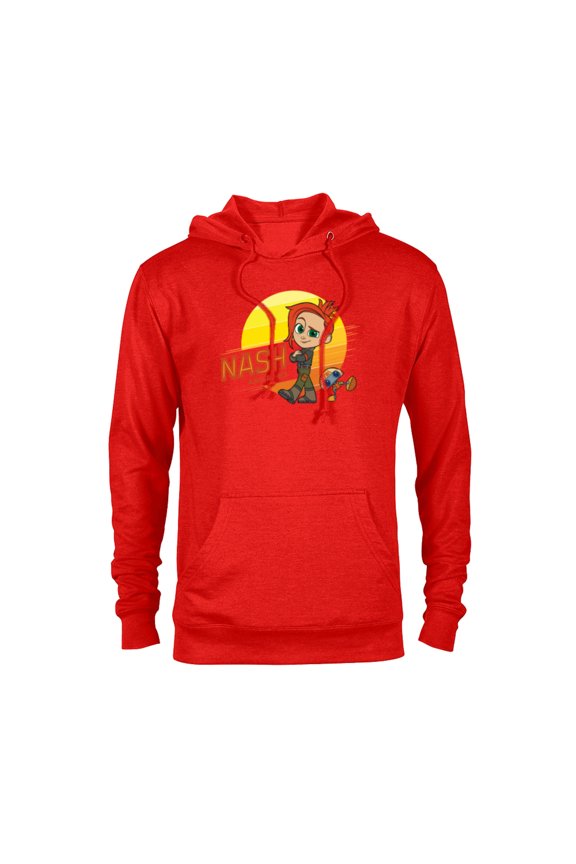 Young Jedi Adventures Nash Durango & RJ-83 Sun - Pullover Hoodie for Adults - Customized-Red
