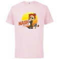 thumbnail image 1 of Star Wars Young Jedi Adventures Nash Durango & RJ-83 Sun - Short Sleeve Cotton T-Shirt for Adults - Customized-Soft Pink, 1 of 5