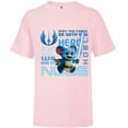 thumbnail image 1 of Star Wars Young Jedi Adventures Nubs Jedi Hero & Lightsaber - Short Sleeve T-Shirt for Kids - Customized-Soft Pink, 1 of 5