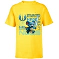 thumbnail image 1 of Star Wars Young Jedi Adventures Nubs Jedi Hero & Lightsaber - Short Sleeve T-Shirt for Kids - Customized-Yellow, 1 of 5
