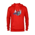 thumbnail image 1 of Star Wars Young Jedi Adventures Nubs & Lightsaber - Pullover Hoodie for Adults - Customized-Red, 1 of 5