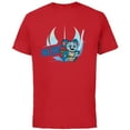 thumbnail image 1 of Star Wars Young Jedi Adventures Nubs & Lightsaber - Short Sleeve Cotton T-Shirt for Adults - Customized-Red, 1 of 5
