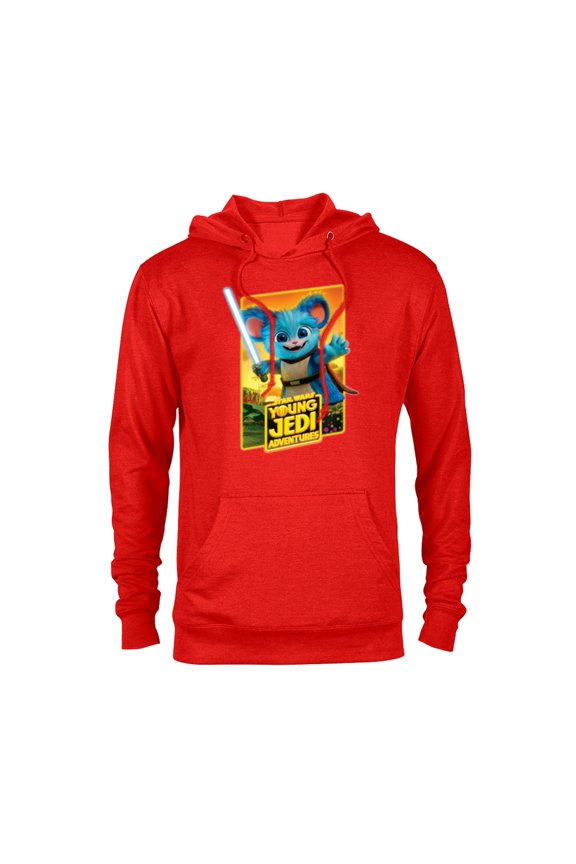 Young Jedi Adventures Nubs Poster Art - Pullover Hoodie for Adults - Customized-Red