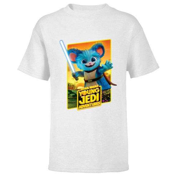 Star Wars Young Jedi Adventures Nubs Poster Art - Short Sleeve T-Shirt for Kids - Customized-White