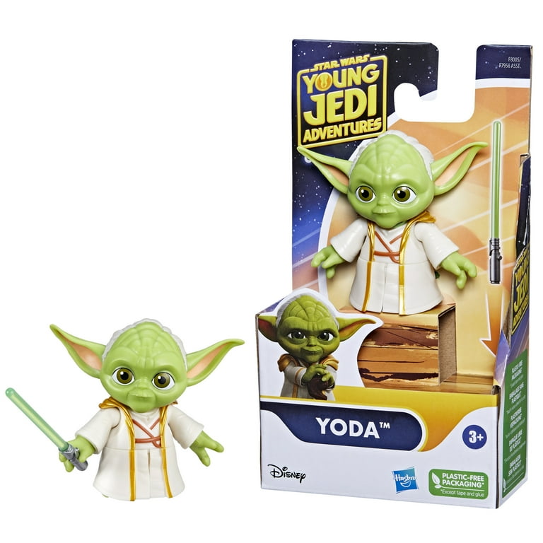 Star Wars: Young Jedi Adventures Yoda Action Figure, 3-Inch-Tall Toys,  Preschool Toys for 3 Year Old Boys & Girls