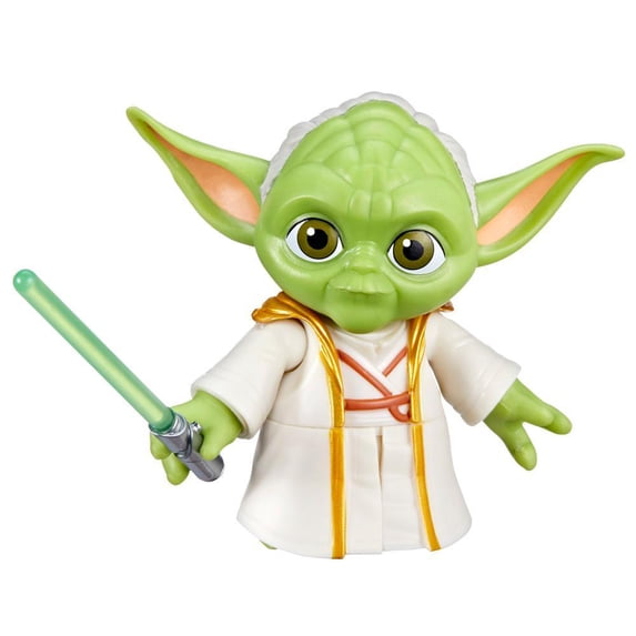 Star Wars Young Jedi Adventures, Yoda Action Figure, 3" Star Wars Toys for Kids