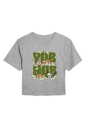 - Yub Nub - Juniors Cropped Graphic T-Shirt