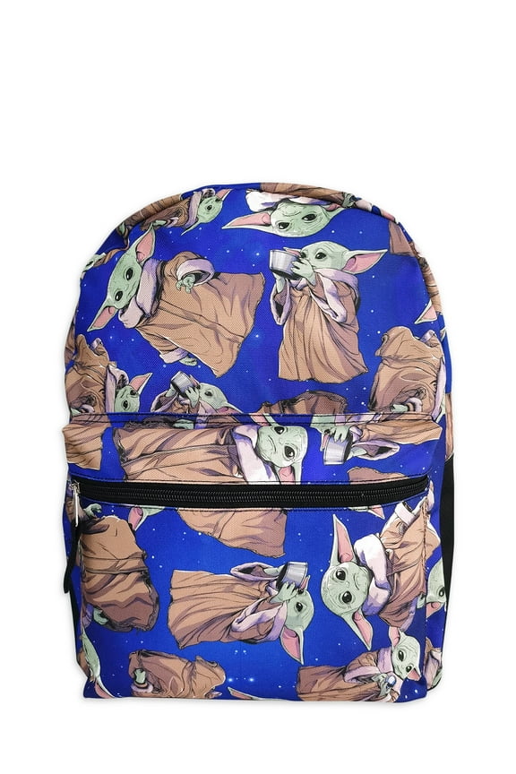 by Lucasfilm Unisex 16 Inch All Over Print Large Backpack, Green