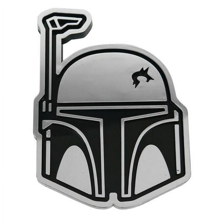 Star Wars dclswbobheaddcl Star Wars Boba Fett Head Chrome Car