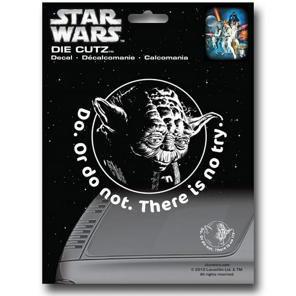Star Wars dclswyodadicut Star Wars Yoda Die Cut Decal Sticker