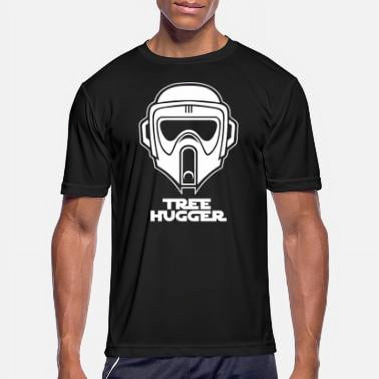 Star Wars inspired Biker Scout Trooper Tree Hugger TShirt