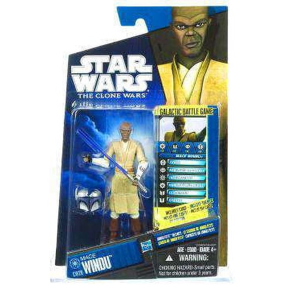Star Wars-lucas Sw Cw Basic Fig Mace Windu Sa