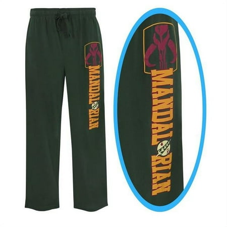 Star Wars pjswbobafettmad-xs Mens Boba Fett Mandalorian Pajama Pants - Extra Small