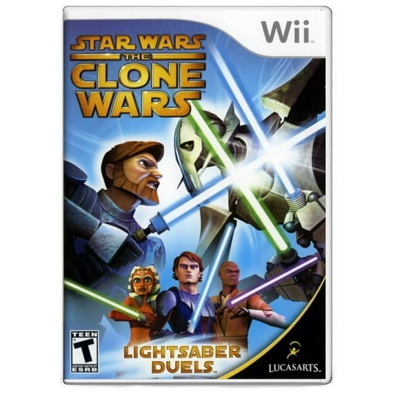 Restored Star Wars the Clone Wars: Lightsaber Duels - Nintendo Wii