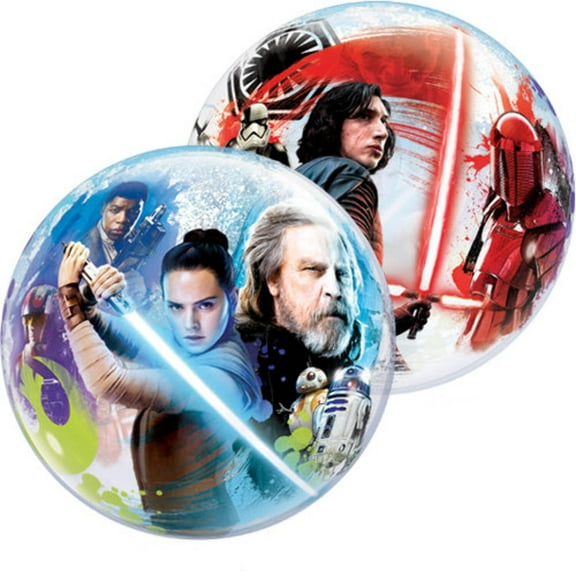 Star Wars the Last Jedi 22" Stretchy Plastic Balloon Disney Bubbles Decoration