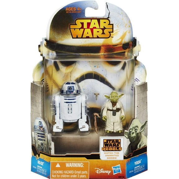 Star Wars theEmpire Strikes Back Mission Series R2D2 & Yoda Action Figure MS16