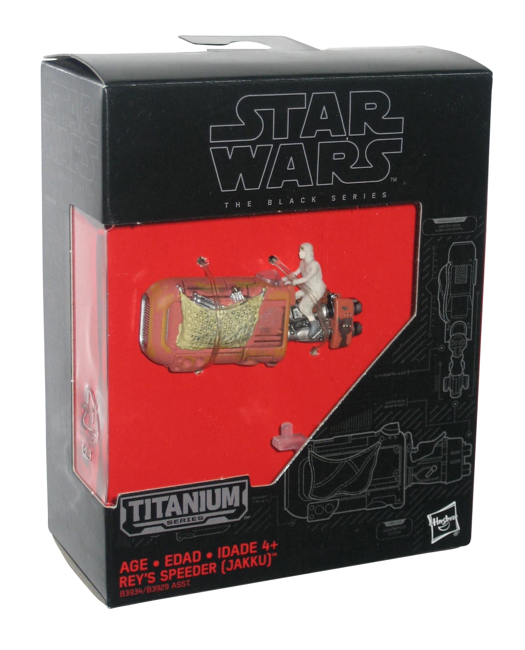 Star wars black series rey speeder online