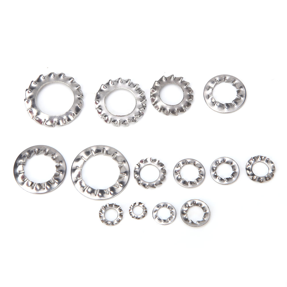 Star Washer Washer Compartment Kit Starlock Washer Tooth Lock Washer 240 Pcs Star Washer 304