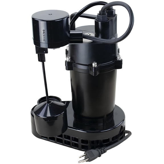 Star Water Systems 1/3 Hp Cast Aluminum Submersible Sump Pump With Vertical Float
