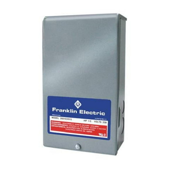 Star Water Systems 1 HP 230V Quick Disconnect Pump Control Box 126319A