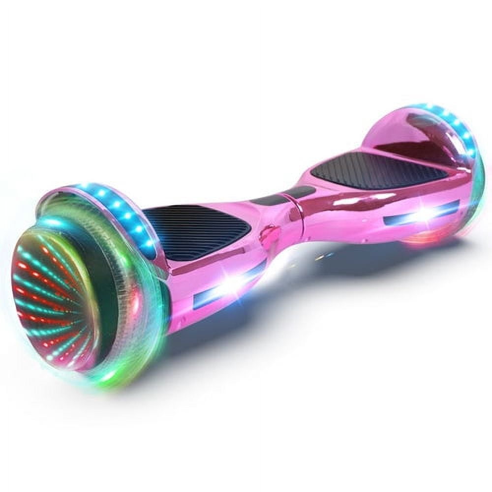 Star Wheel Hoverboard with Bluetooth, 6.5 inch Self Balancing Scooter with  Science Fiction LED Wheels 
