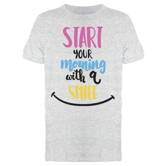 Star You Morning With A Smile Tee Men's -Image by Shutterstock