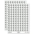 thumbnail image 1 of Star and Crescent Moon Islam Ottoman 200+ Round Stickers - White - Gloss Finish - 0.50" Size, 1 of 3