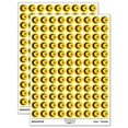 thumbnail image 1 of Star and Crescent Moon Islam Ottoman 200+ Round Stickers - Yellow - Gloss Finish - 0.50" Size, 1 of 3