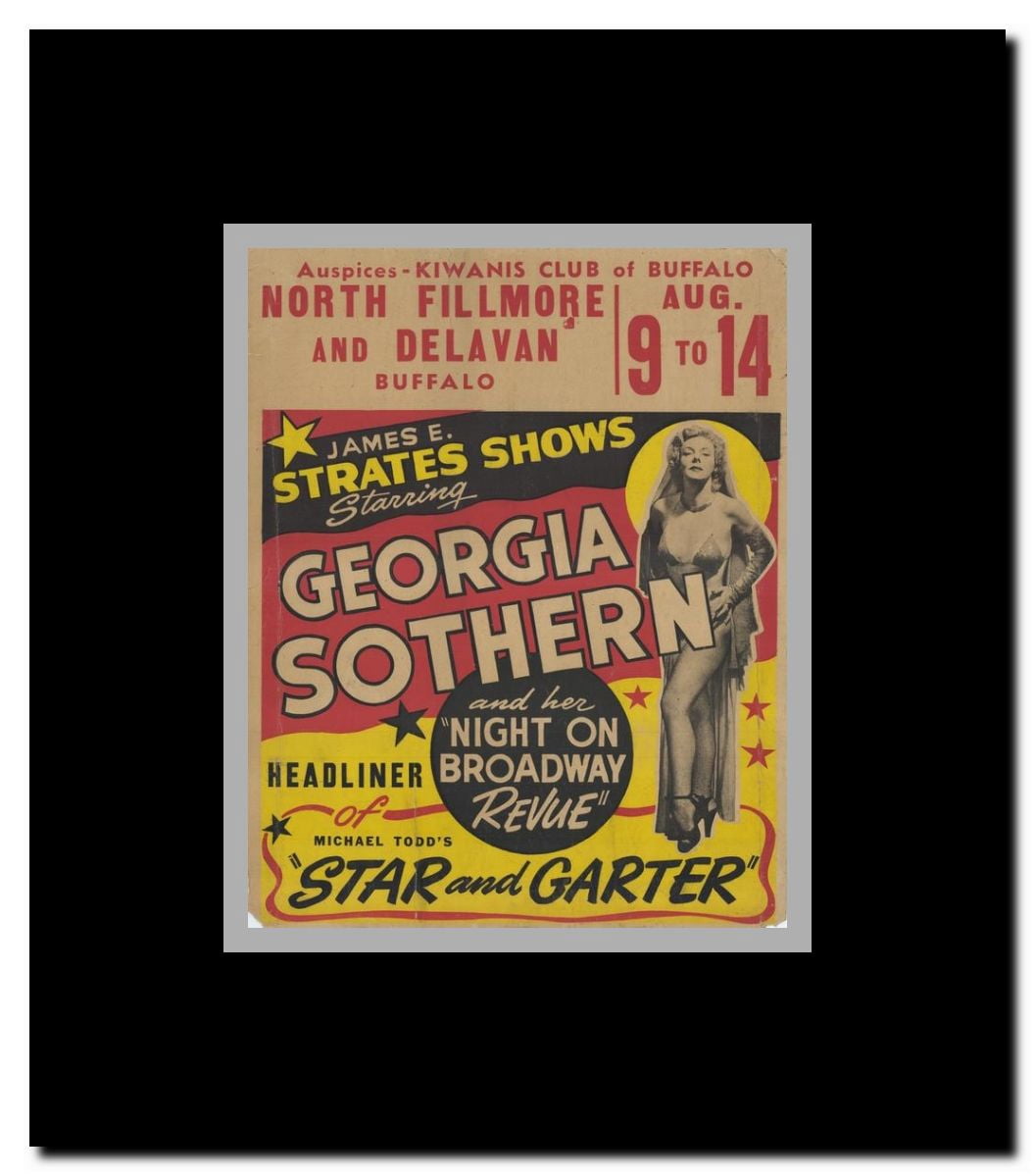 Star and Garter Framed Movie Poster