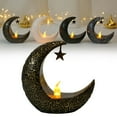 thumbnail image 1 of Star and Moon Candle Holder Gold - Candles & Holders - Candles and Candle Holders, 1 of 9