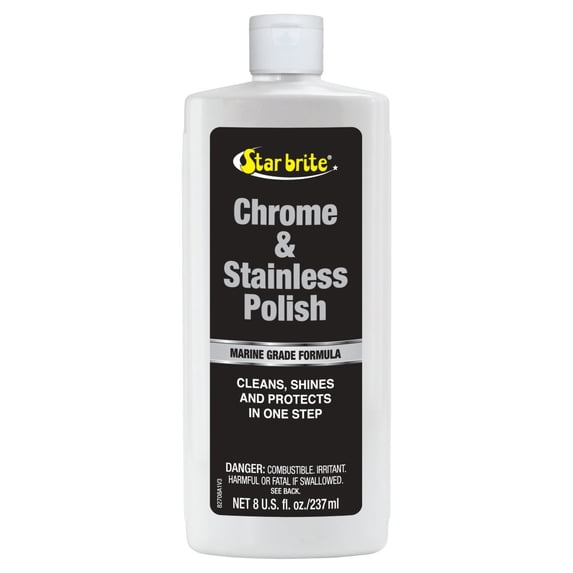 Star brite 082708 Chrome and Stainless Polish - 8 oz
