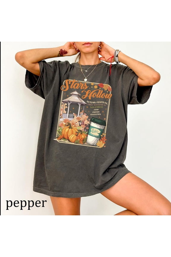 Star hollow fall shirt, Gilmore Girls Shirt, Fall Vibes Shirt, Luke's Diner Coffee, Autumn Festival, Lukes Diner, Dragonfly Inn All Size S-5Xl