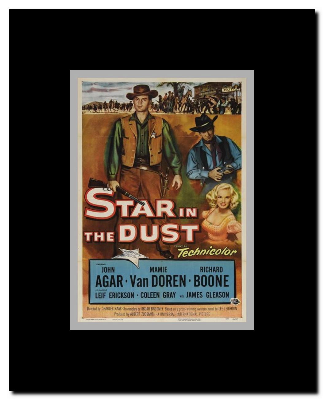 Star in the Dust Framed Movie Poster