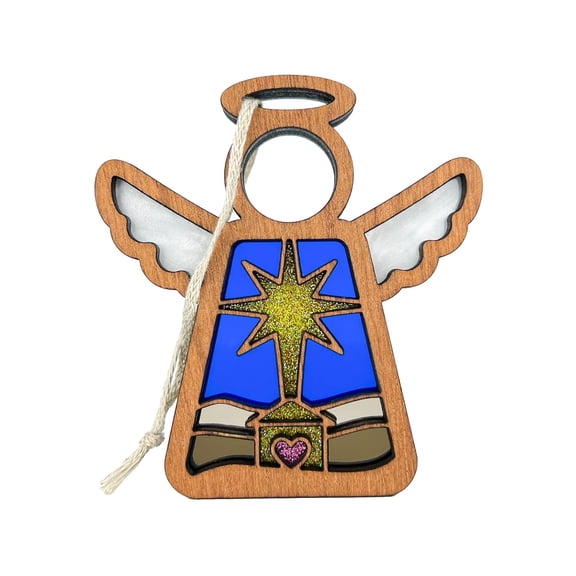 Star of Bethlehem Ornament - Mini Nativity Scene - Nativity Sets for Christmas Indoor - Angel Gifts - 1 Piece- Collect Them All - 3.5" (H)