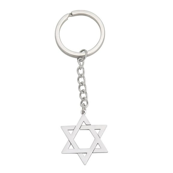Star of David Necklace Hexagram Stainless Steel Jewish Women Star For Men