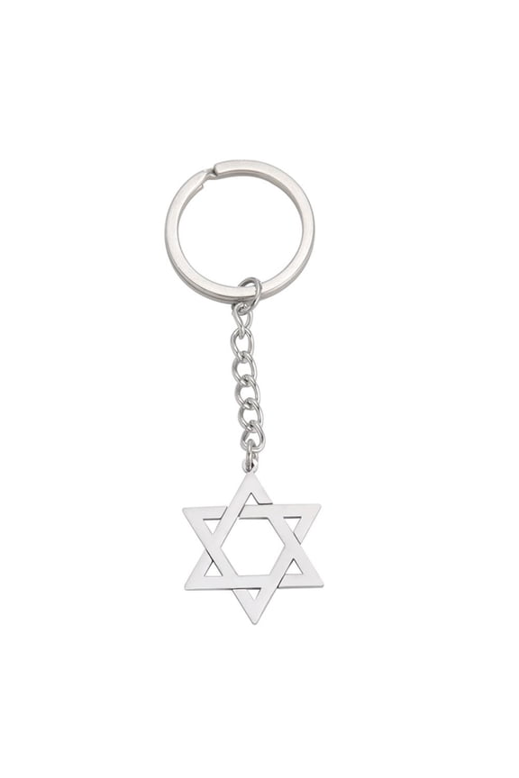 Star of David Necklace Hexagram Stainless Steel Jewish Women Star For Men