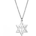 thumbnail image 1 of Star of David Necklace for Women Hexagram Pendant Necklace Amulet Symbo Jewish Israel Religious David Jewelry Gift Women, 1 of 12