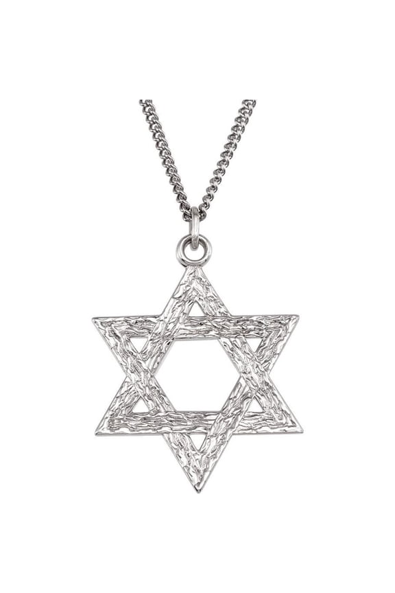 Star of David Necklace in Sterling Silver