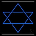 thumbnail image 1 of Star of David Neon Sign, 24 x 3 x 24 in., 1 of 1