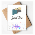 thumbnail image 1 of Star s Art Pattern Welcome Back Greeting Cards Envelopes Blank, 1 of 4