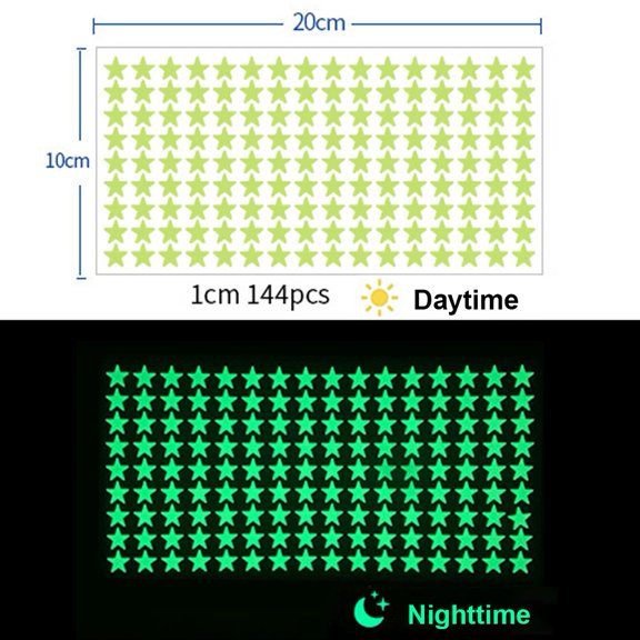 Star wall Stickers Creative Luminous Stickers Door Windows Room decorate