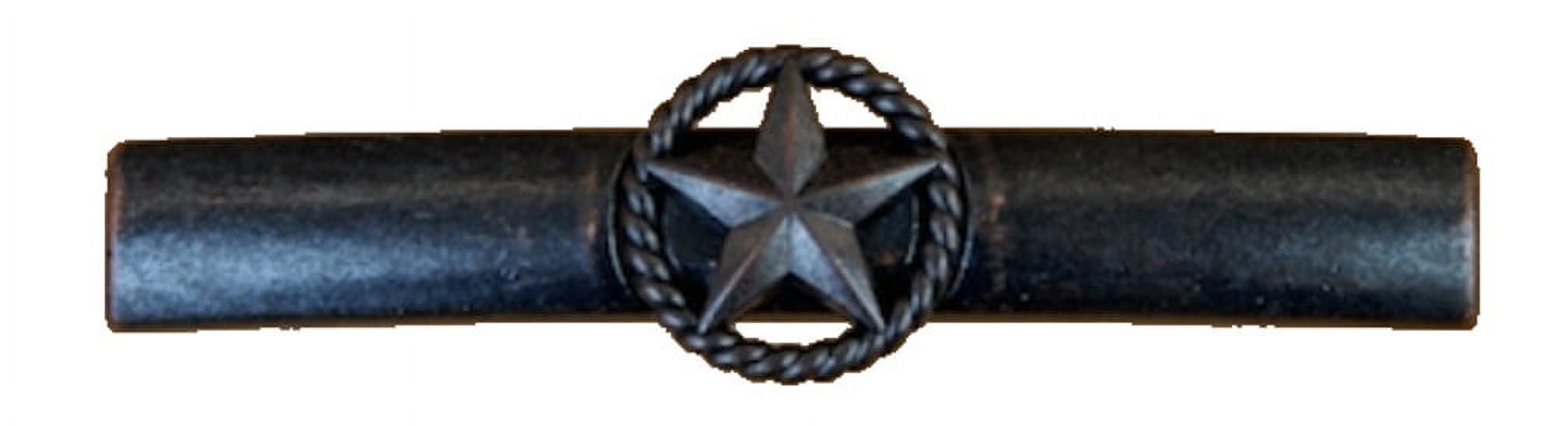 Star with Rope Drawer Cabinet Handle in Oil Rubbed Brass