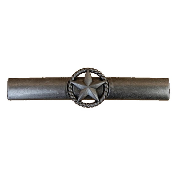Star with Rope Drawer Cabinet Handle in Old Silver