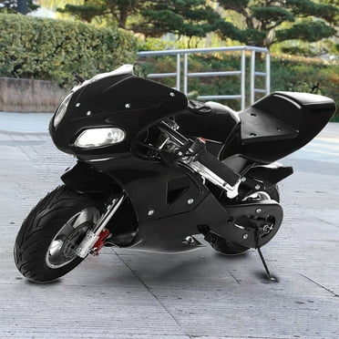 StarBay 1.25L Gas Tank Kids Motorbike Mini Motorcycle High Brightness Dual Headlights Strong Power, with Chain Cover