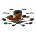 thumbnail image 1 of StarBay 24" Ceiling Fan with Light, Remote Control, Modern Chandelier, Strong Heat Dissipation, Copper Motor, Acrylic Lampshade, LED Light Fixture for Bedroom, Living Room, 1 of 12