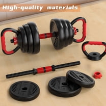 StarBay 4 in 1 Adjustable Weight Dumbbell Set Versatile Weights Home Gym Equipment Adjustable Dumbbells With Dumbbell, Barbell, Kettlebell, Push-Up Modes For Total Body Workouts